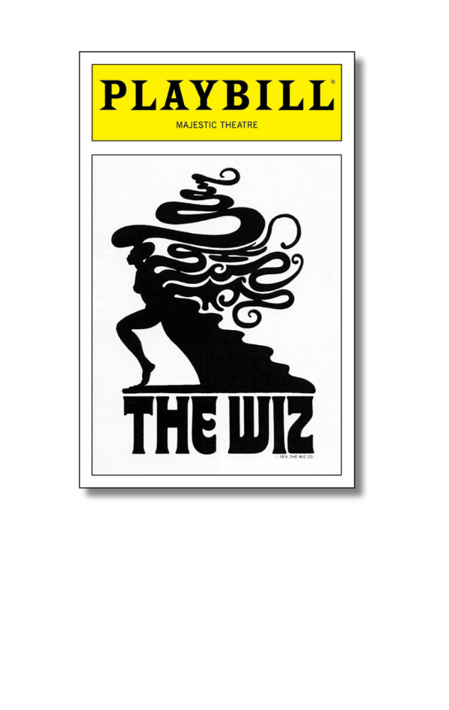 The Wiz Playbill Sticker