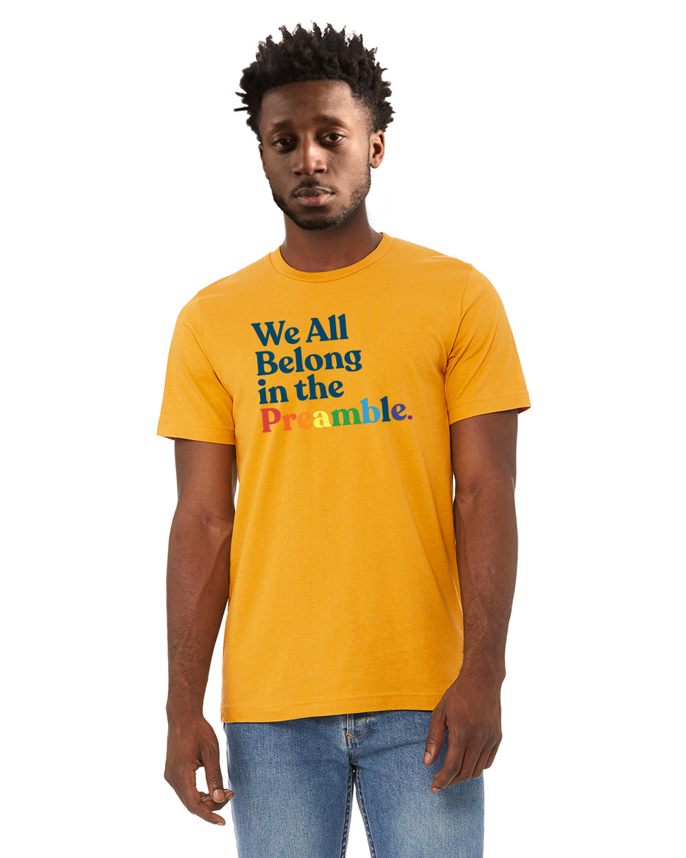 What The Constitution Means To Me Yellow Preamble T-Shirt