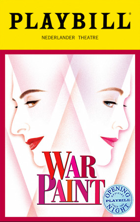 War Paint the Broadway Musical Limited Edition Official Opening Night Playbill