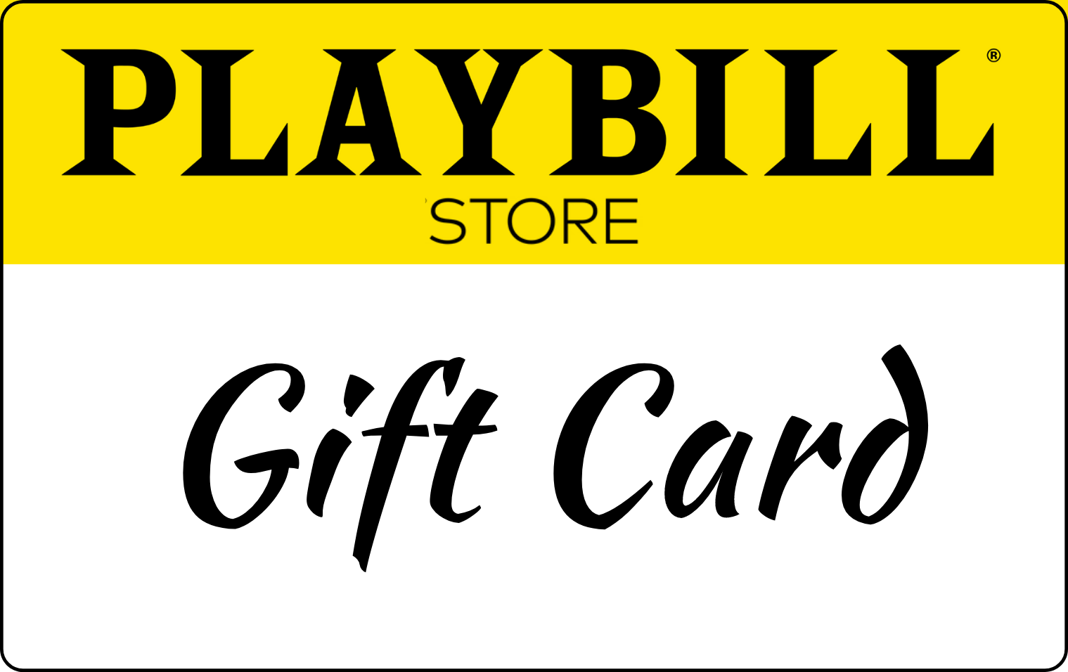 Playbill Store Gift Card