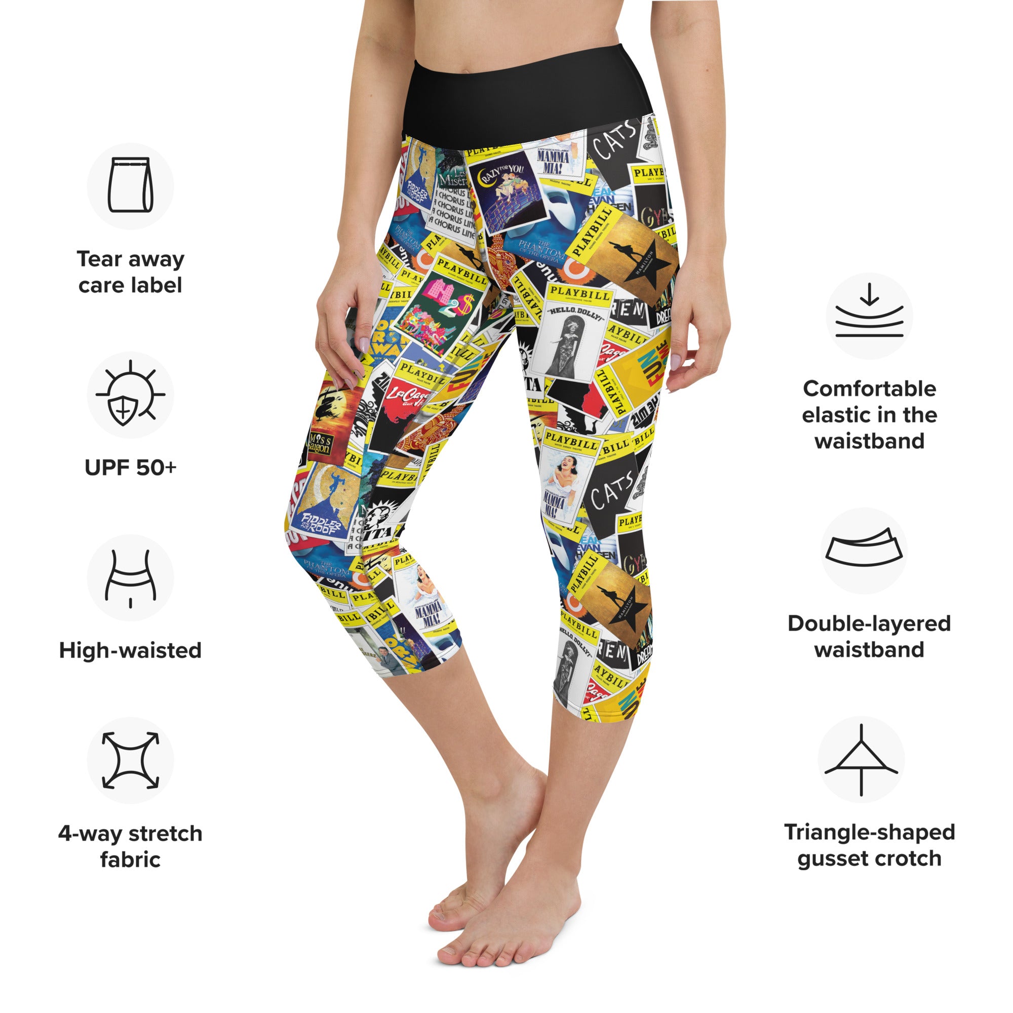 Playbill® Leggings - Yoga Capri Length