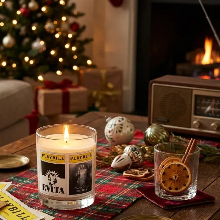 CUSTOM Playbill Covers - Divas Collection - Glass Jar Soy Wax Candle - Choose 2 Favorites from 25 Covers