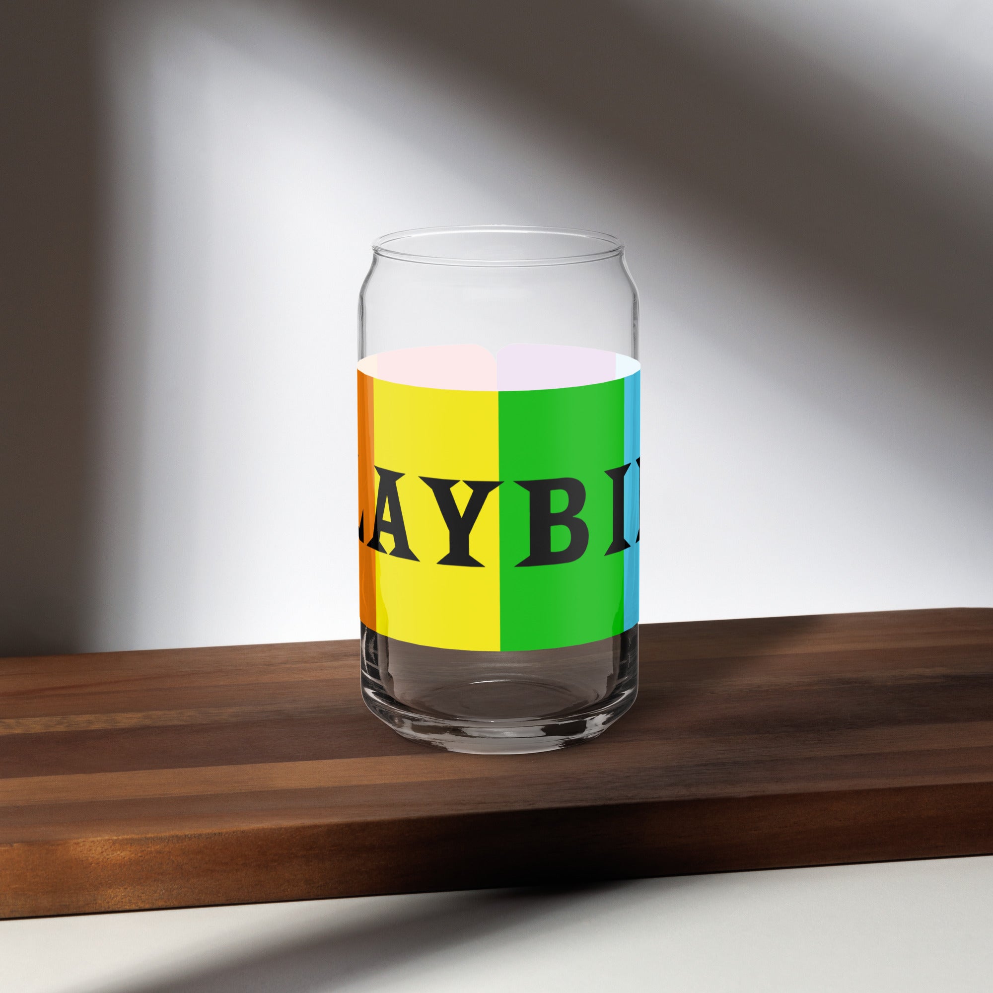 Playbill Pride - Can-Shaped Glass