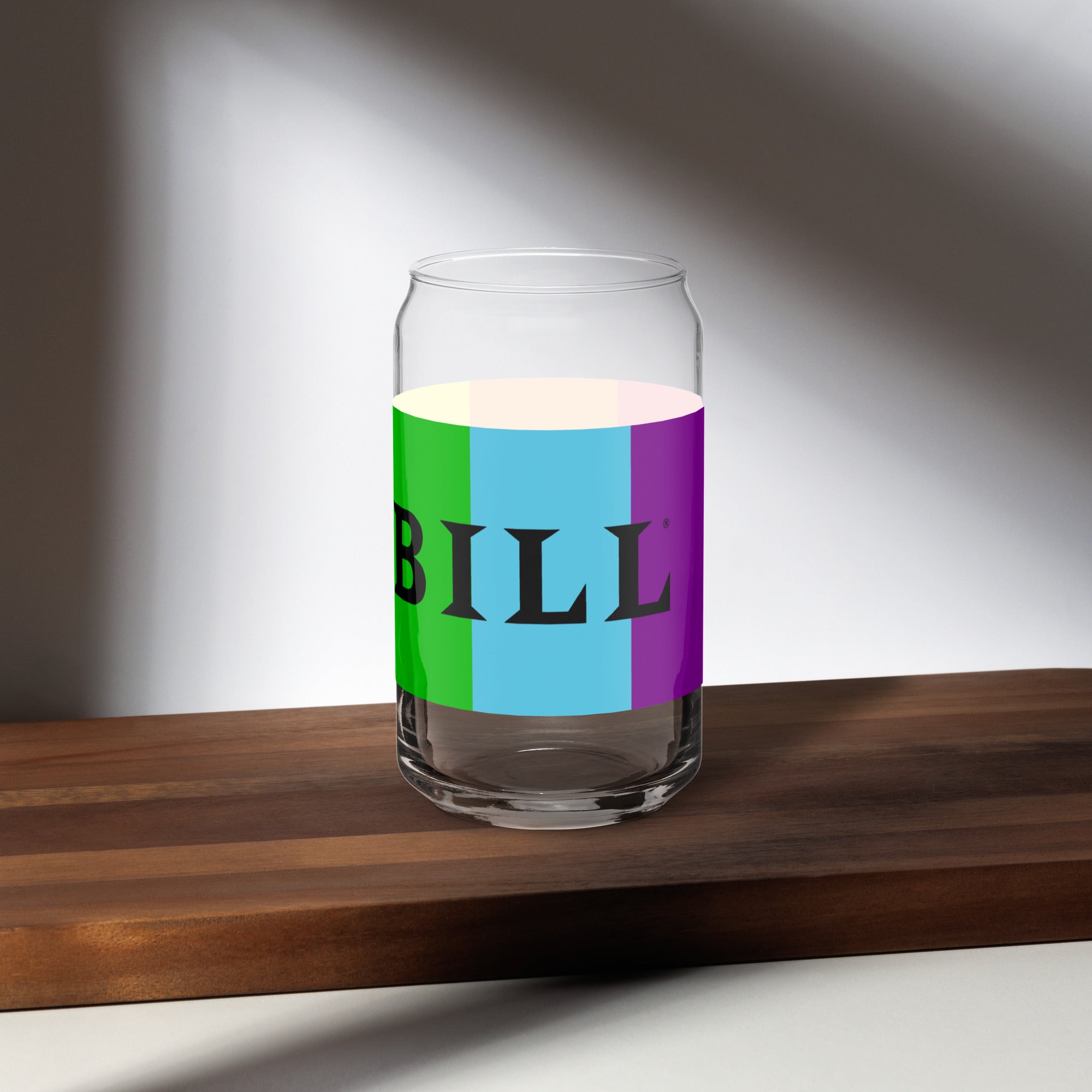 Playbill Pride - Can-Shaped Glass