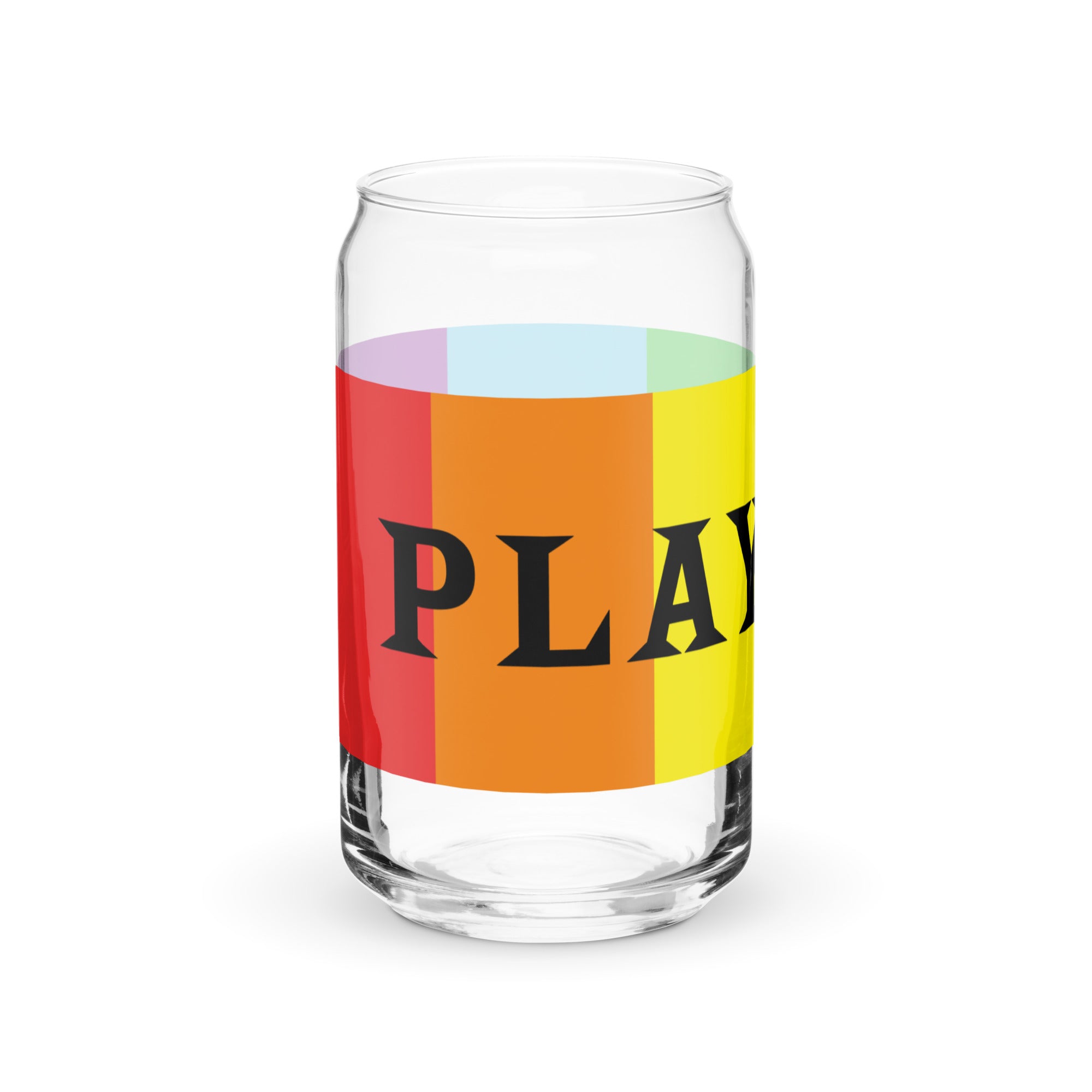 Playbill Pride - Can-Shaped Glass