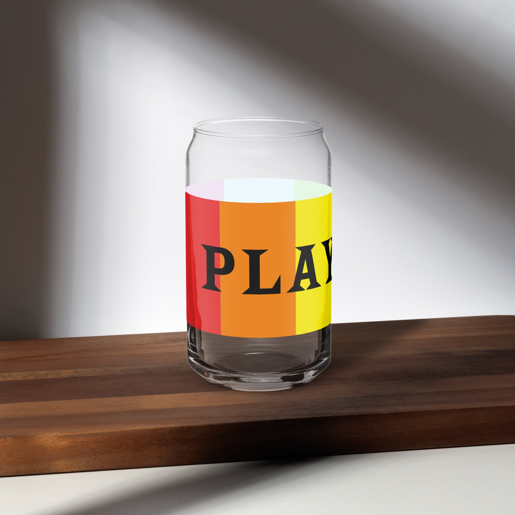 Playbill Pride - Can-Shaped Glass