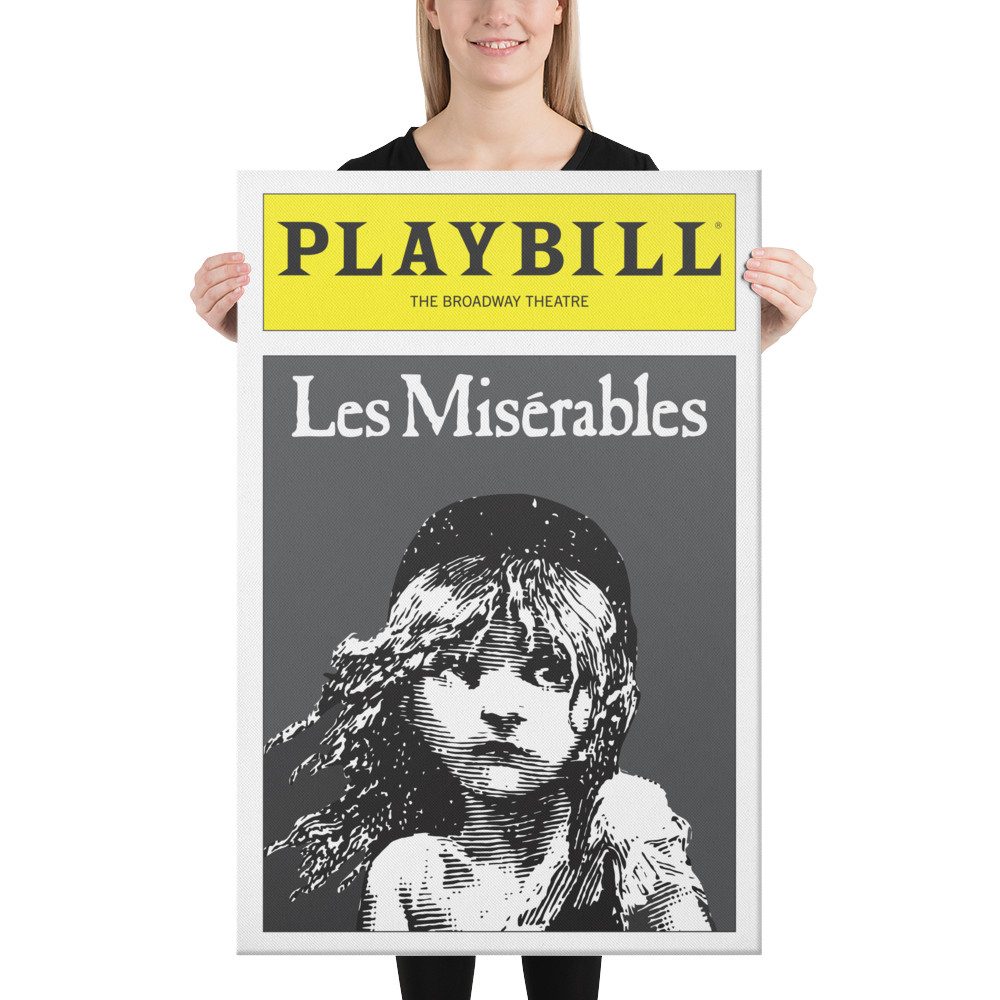 Playbill® Les Miserables Canvas