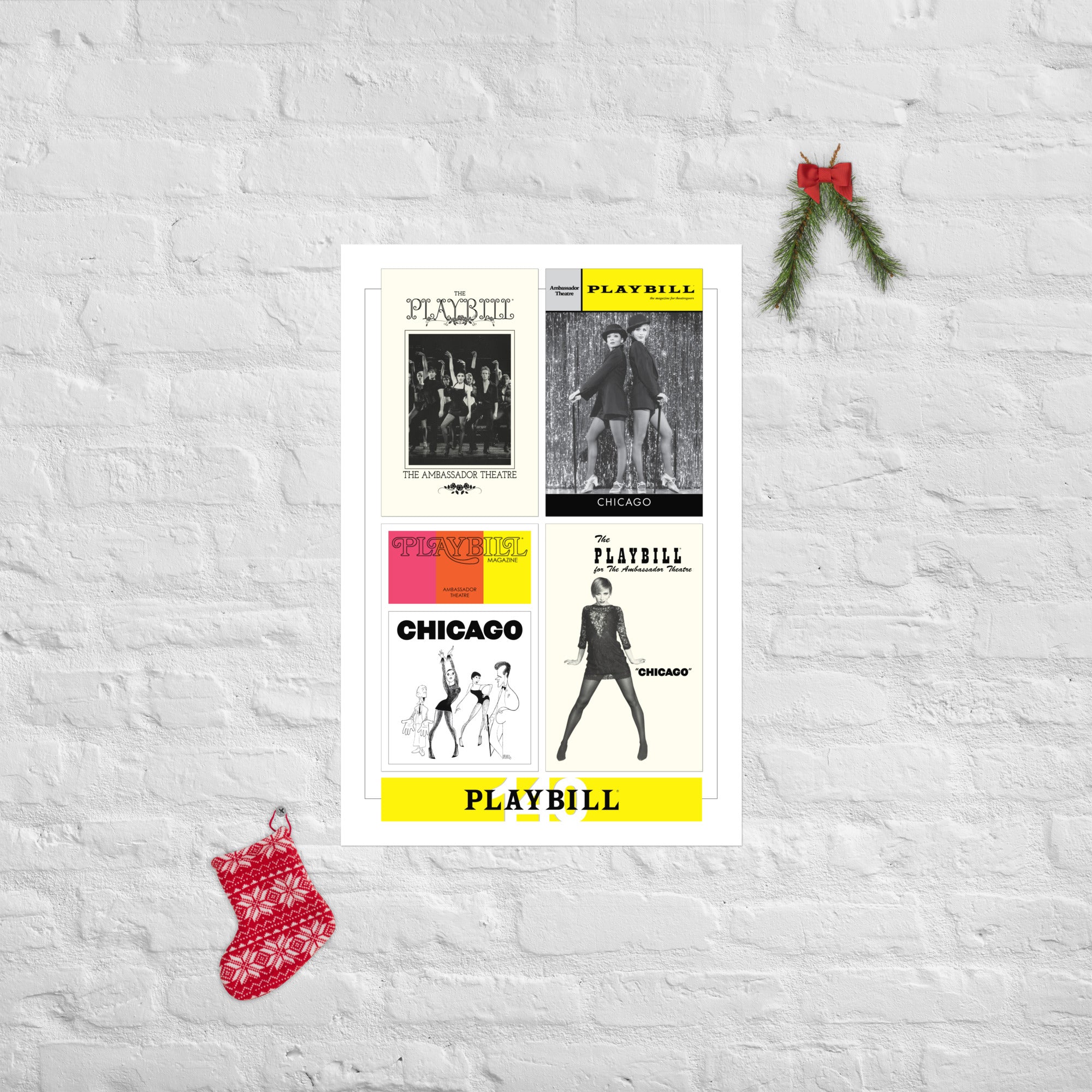 Playbill's 140th Anniversary Legacy Cover Poster - CHICAGO