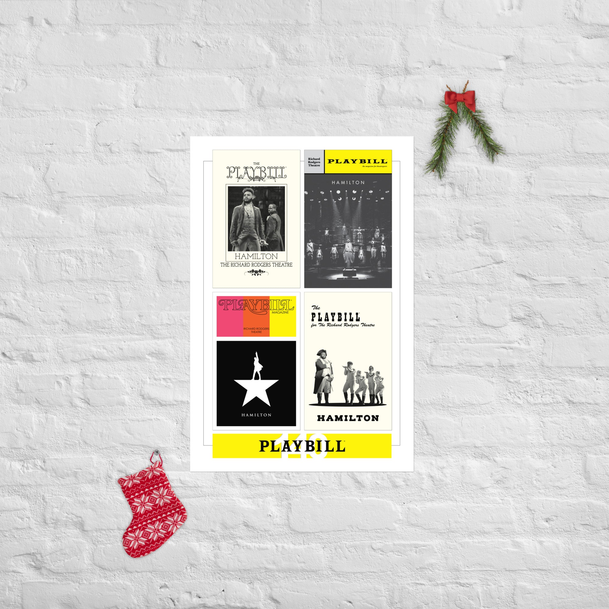 Playbill's 140th Anniversary Legacy Cover Poster - HAMILTON