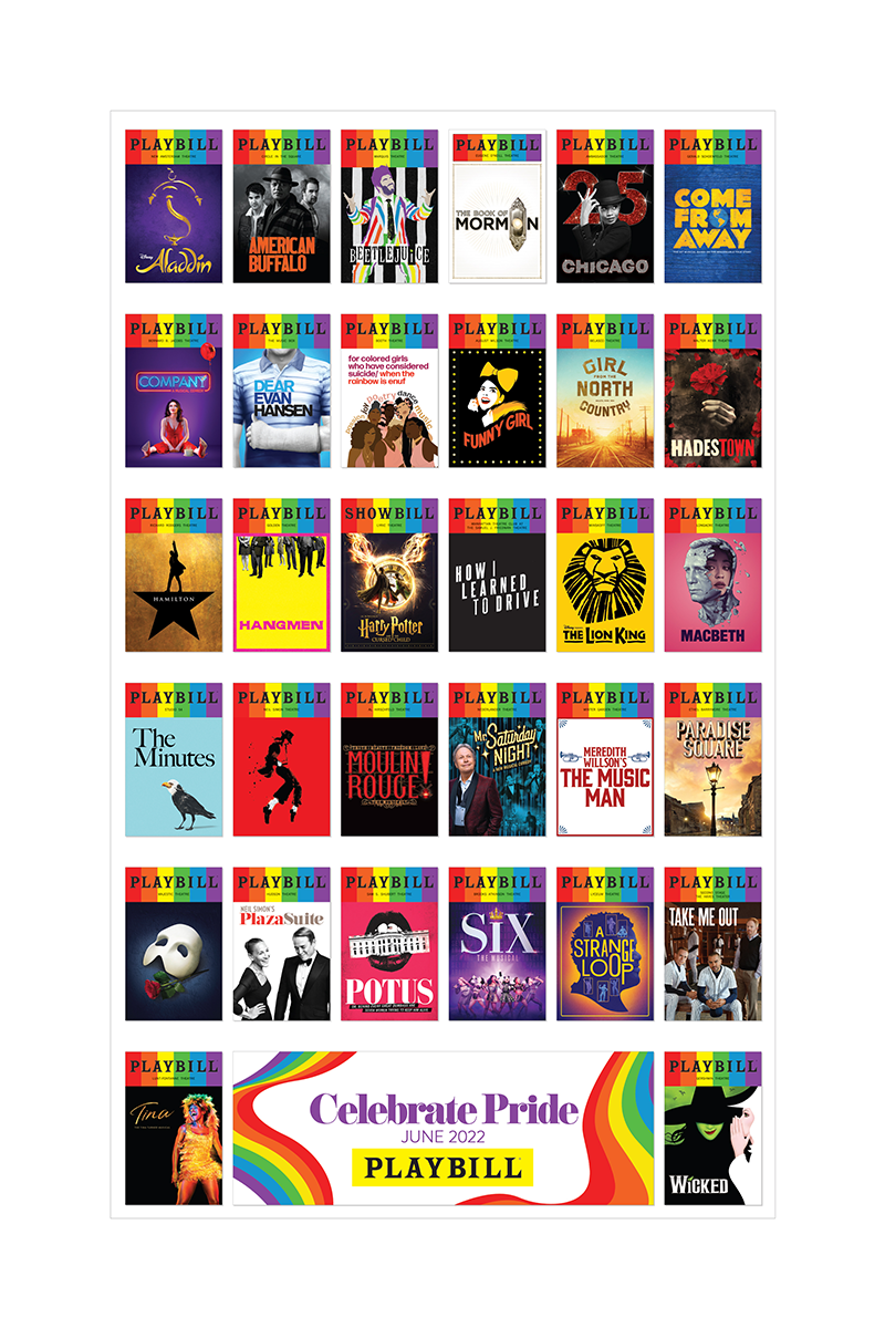 Playbill Pride 2022 Poster