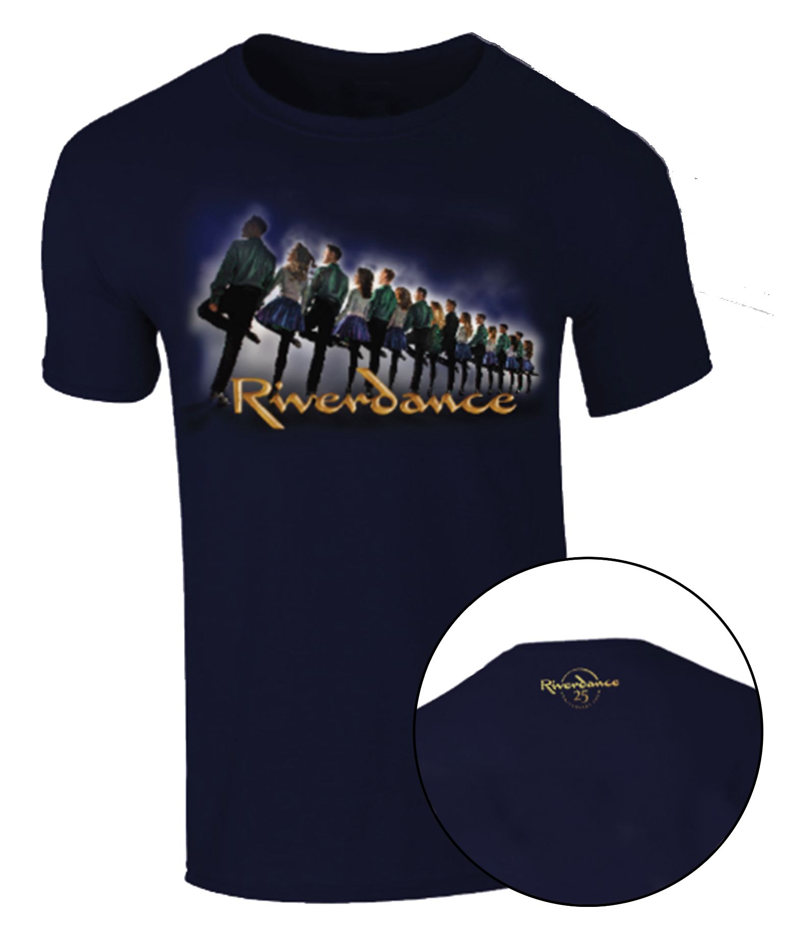 Riverdance 25th Anniversary Logo T-Shirt