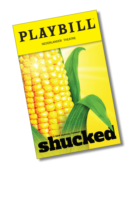 Shucked Playbill Sticker