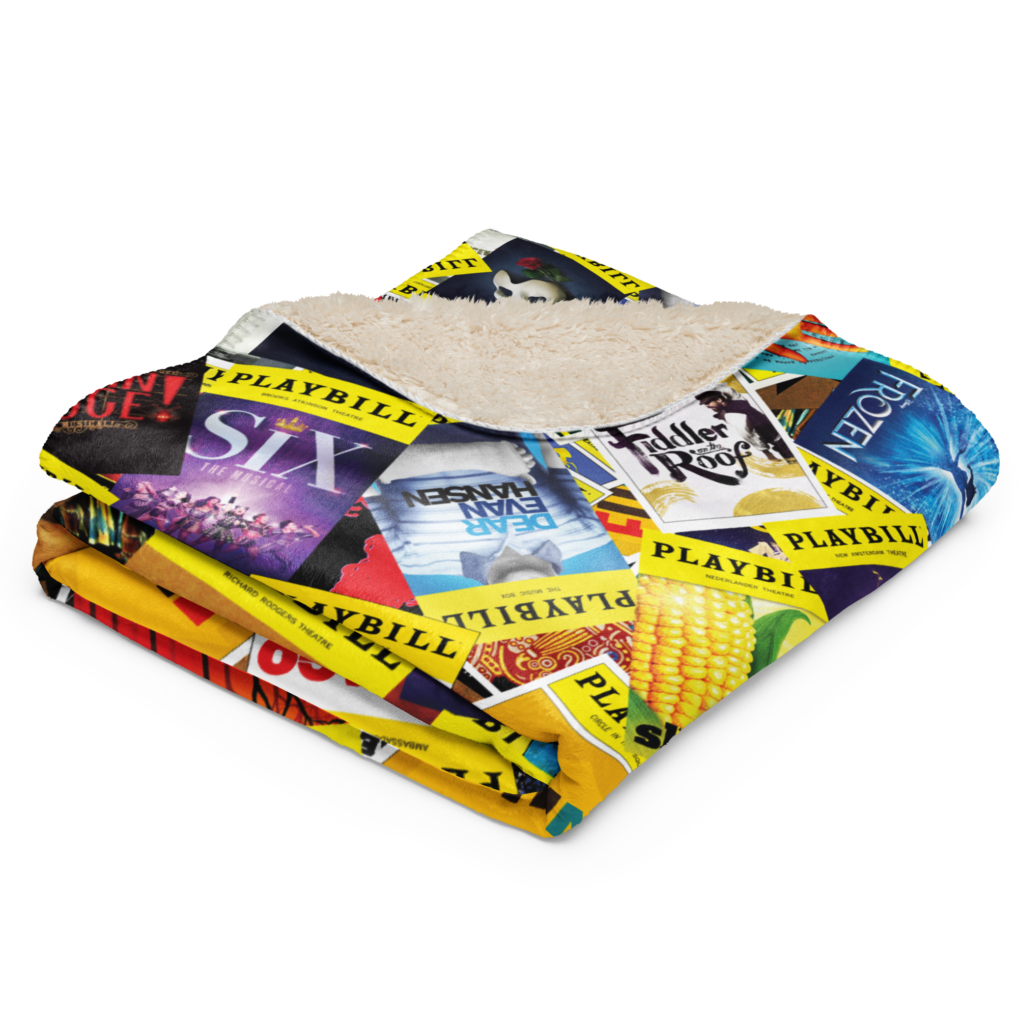 Favorite Playbill Covers Sherpa Blanket