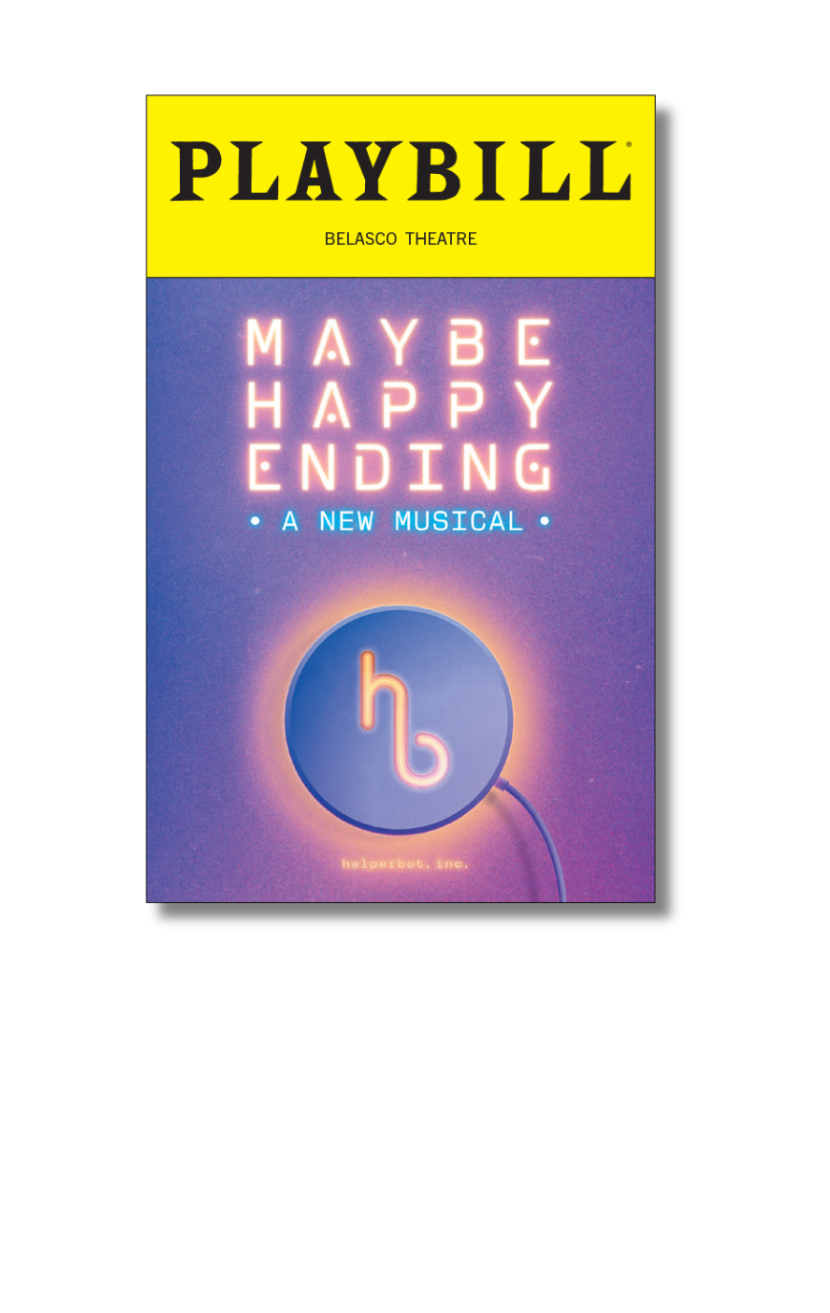 Maybe Happy Ending Playbill Sticker