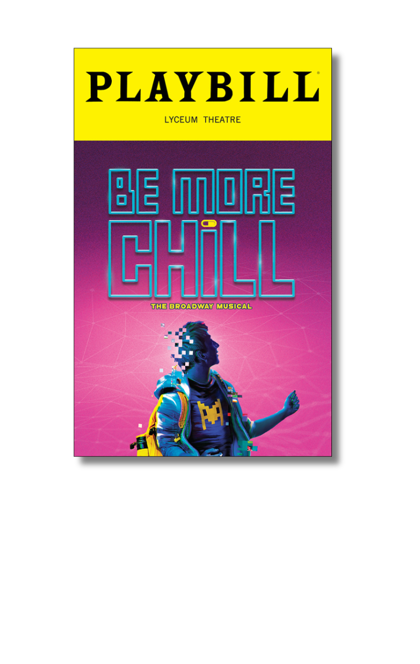 Be More Chill Playbill Sticker