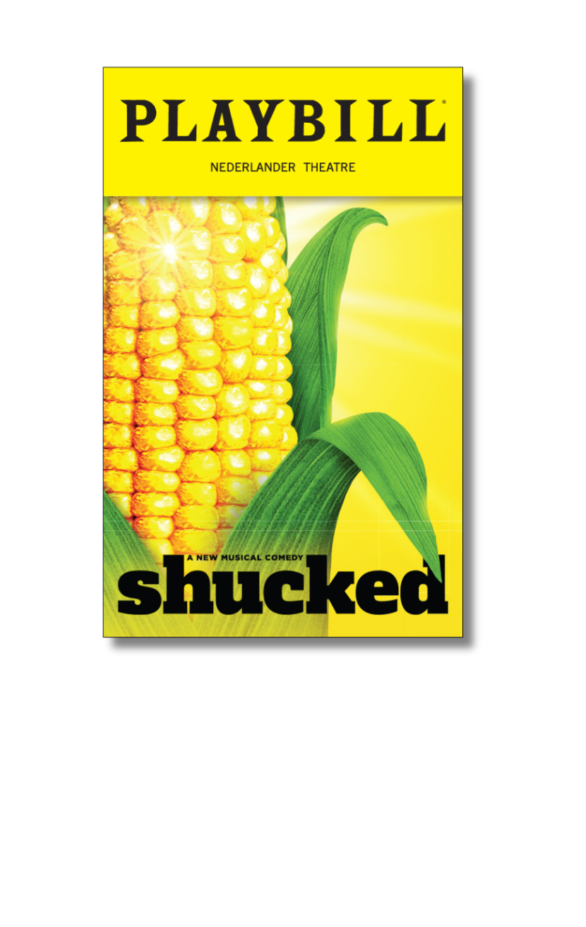 Shucked Playbill Sticker