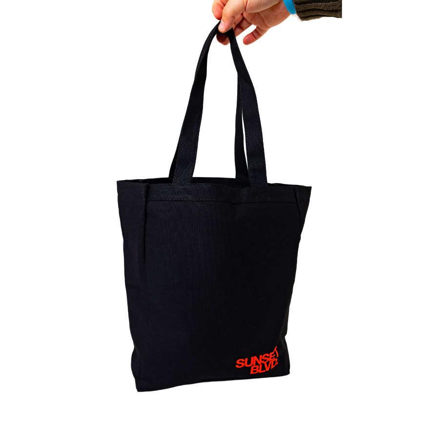 SUNSET BLVD. Tote Bag - Black