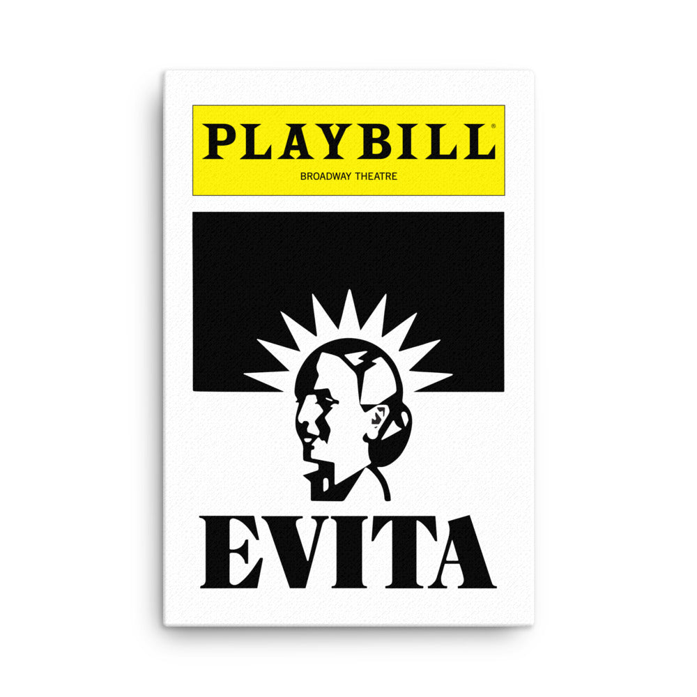 Playbill® Evita Canvas