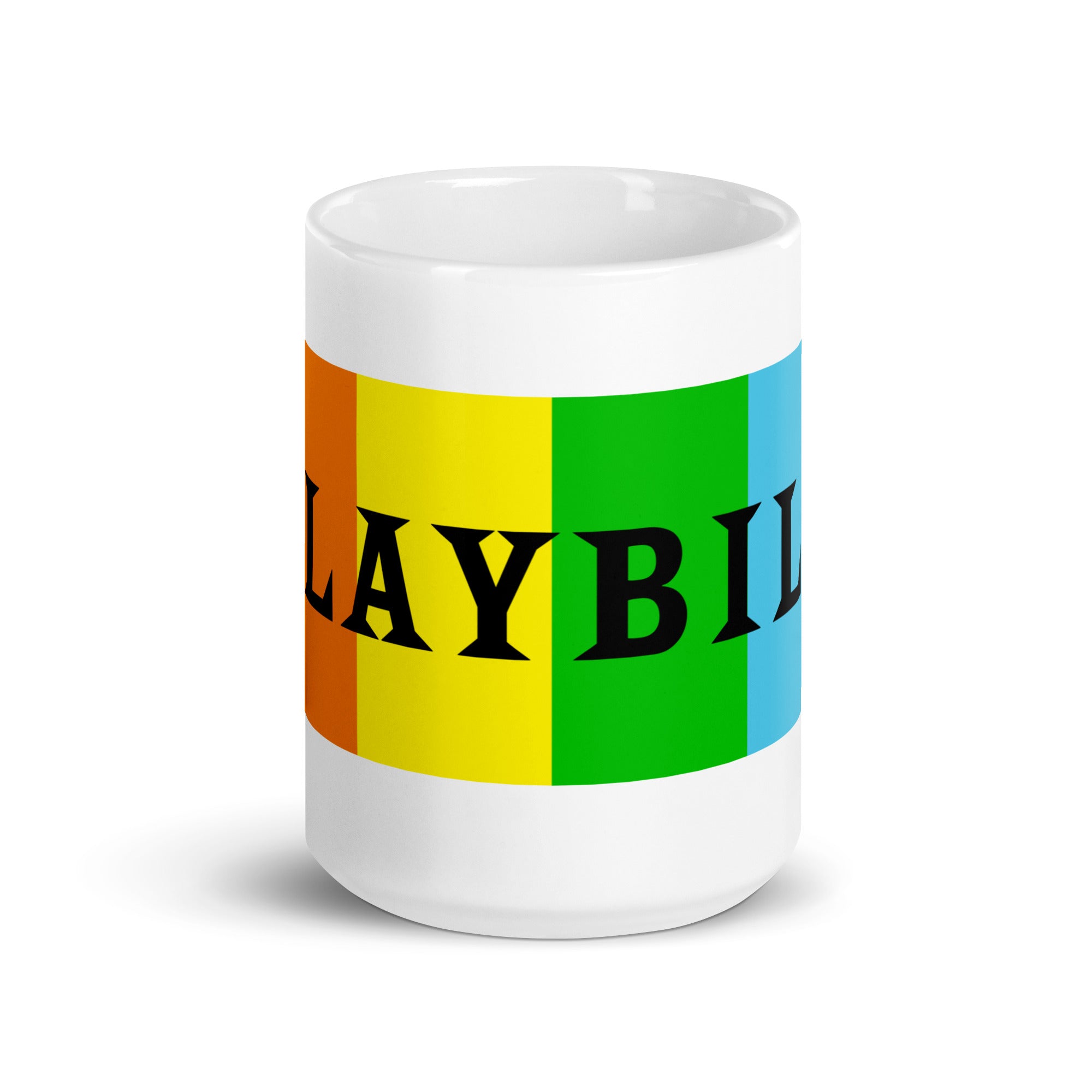 Playbill Pride - White Glossy Mug