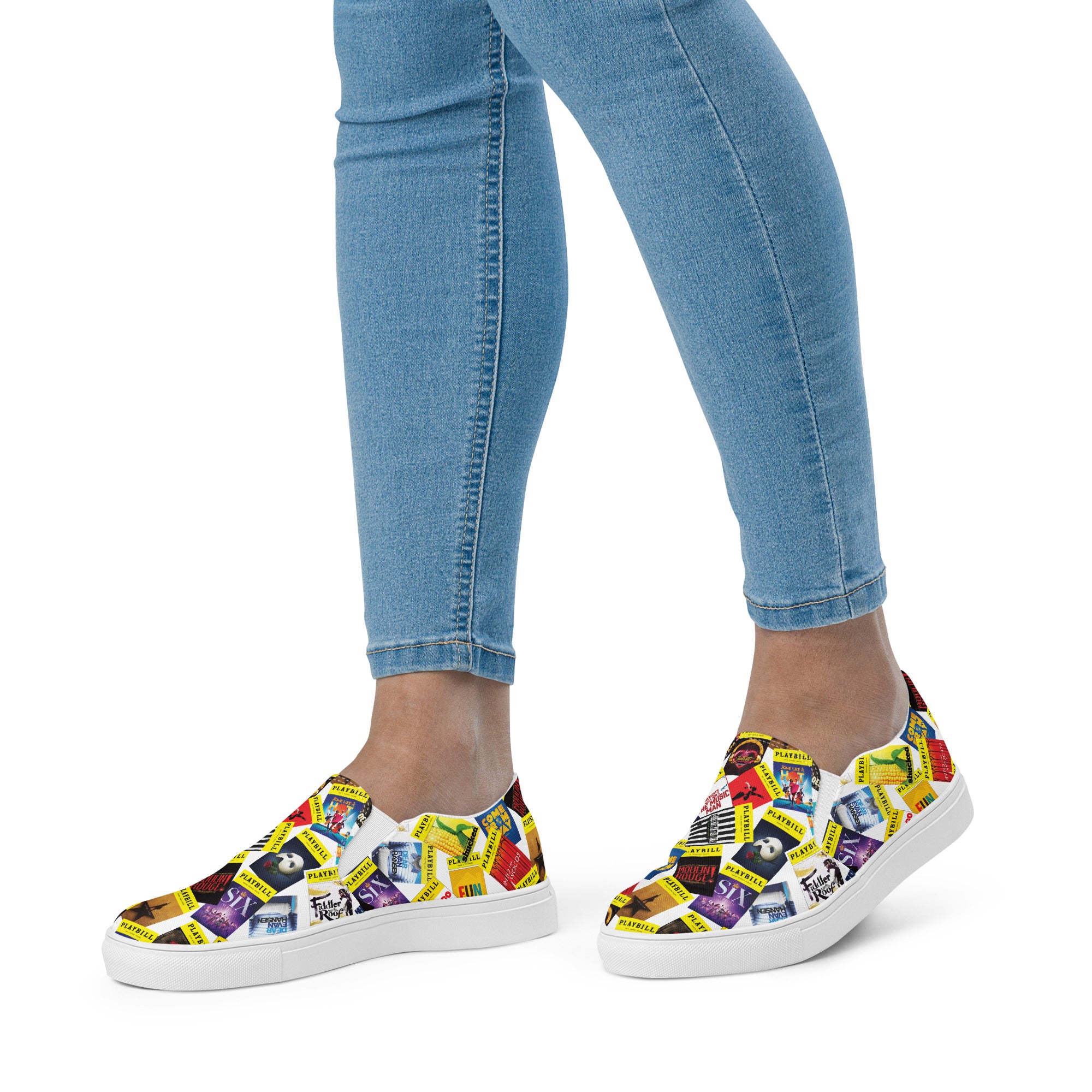 Women’s hotsell slip-on canvas shoes in Musical