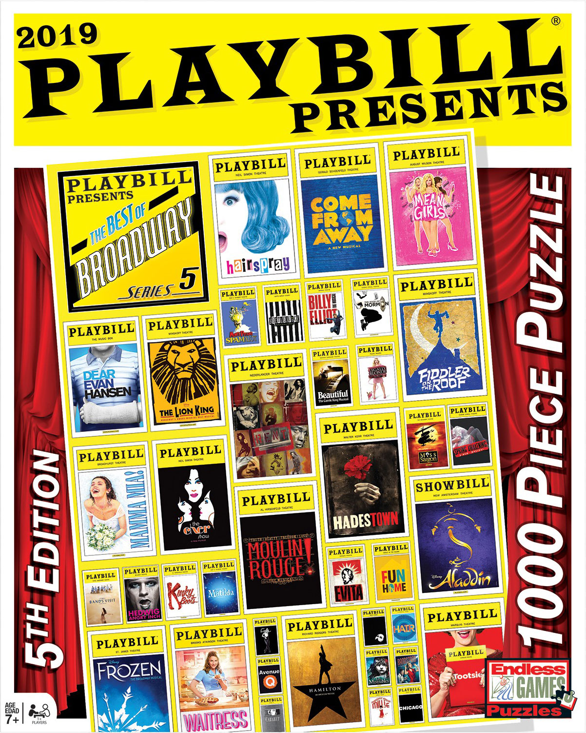 Playbill Presents the Best of Broadway Series 5 - 1,000 Piece Jigsaw Puzzle