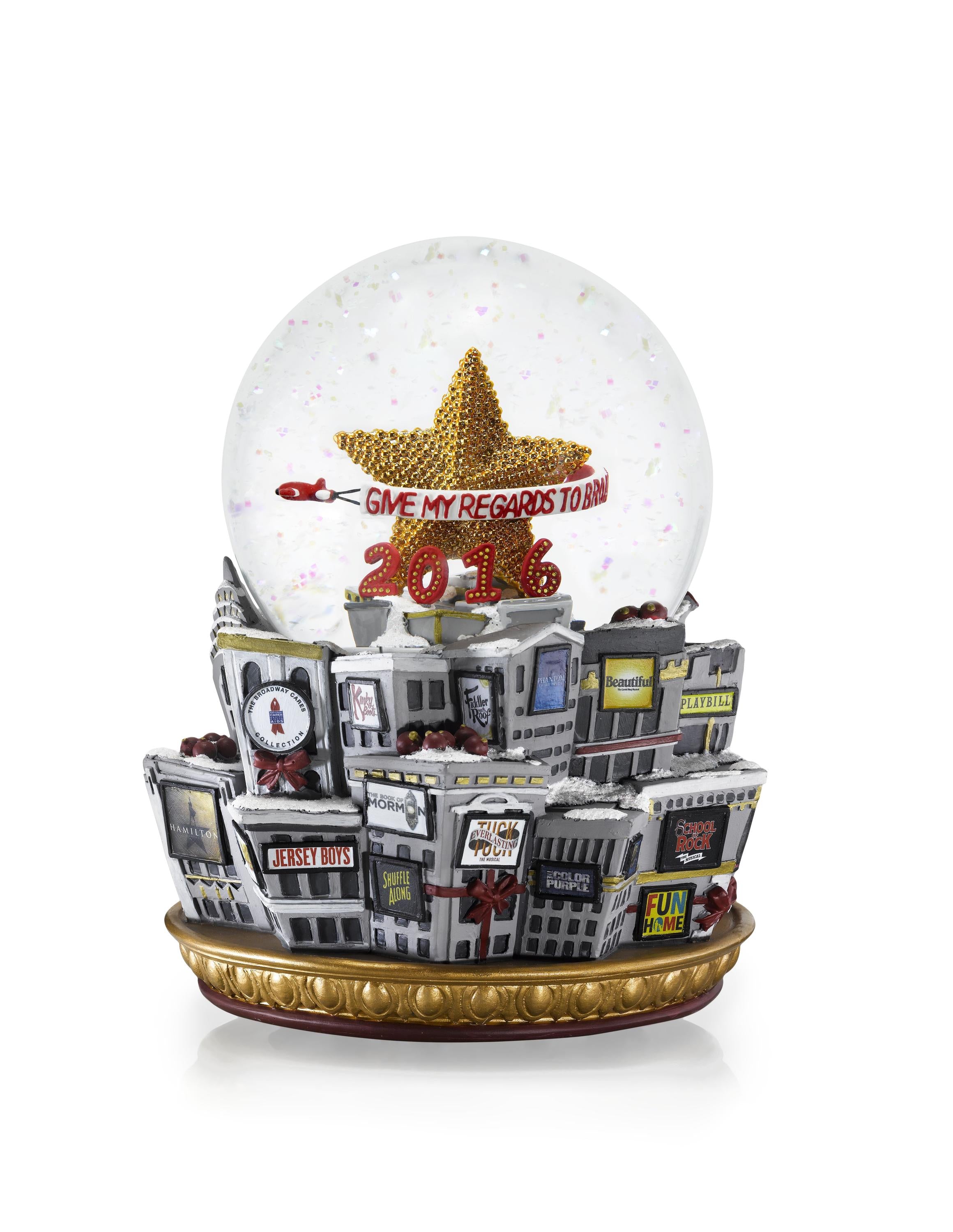 BROADWAY CARES 2016 SNOW GLOBE